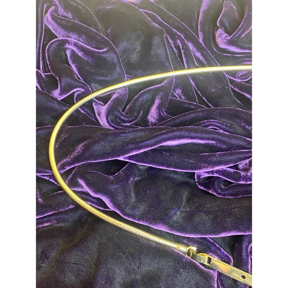 Vtg. 1980's Retro Metal Gold Tone Stretch Cable Belt Thin 31.5" Stretch to 37.5" - Picture 3 of 8